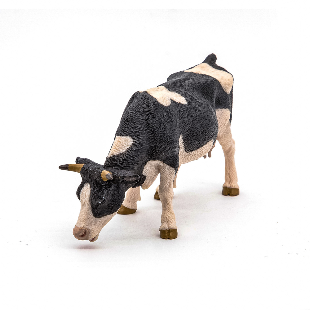 PAPO FIGURINA VACA ALB CU NEGRU [6]