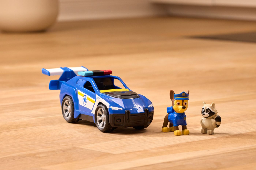 PATRULA CATELUSILOR CAUTARE SI SALVARE SET FIGURINA CHASE SI VEHICUL MASINA DE POLITIE [9]