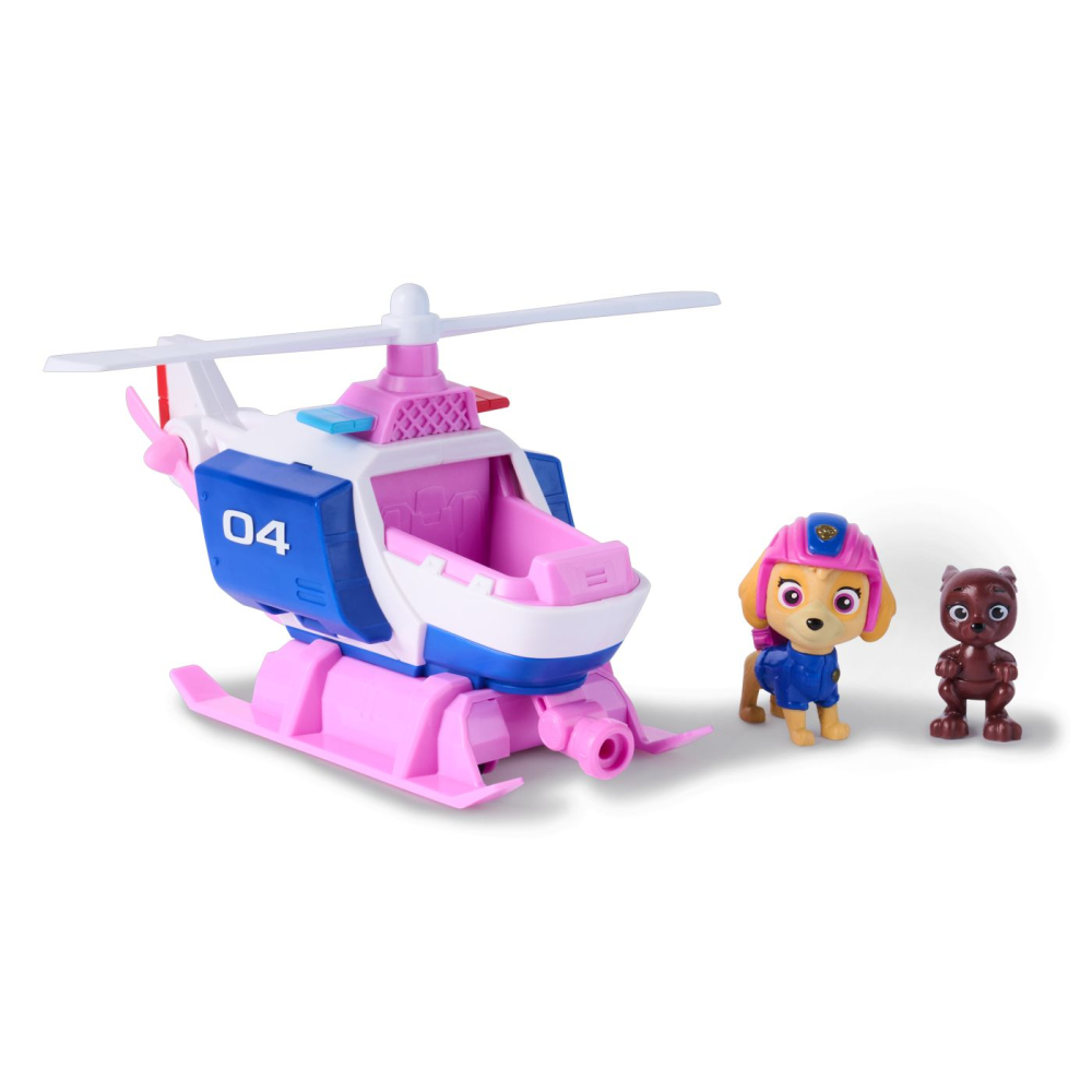 PATRULA CATELUSILOR CAUTARE SI SALVARE SET FIGURINA SKYE SI VEHICUL ELICOPTER [2]