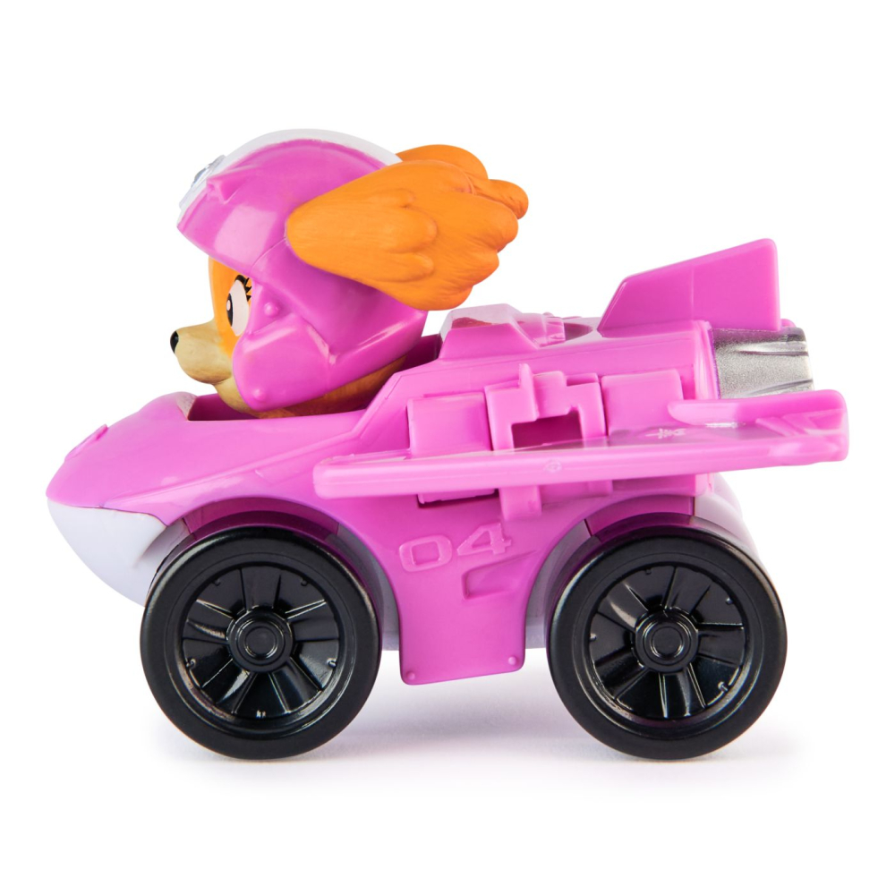 PATRULA CATELUSILOR PUP SQUAD RACERS AIR RESCUE VEHICUL METALIC SKYE SCARA 1 LA 55 [4]