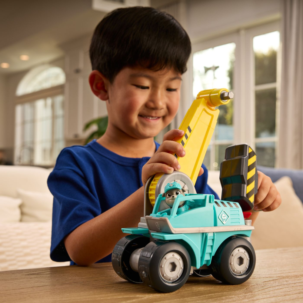 PATRULA CATELUSILOR RUBBLE SI ECHIPA VEHICUL MEGA HAMMER [6]