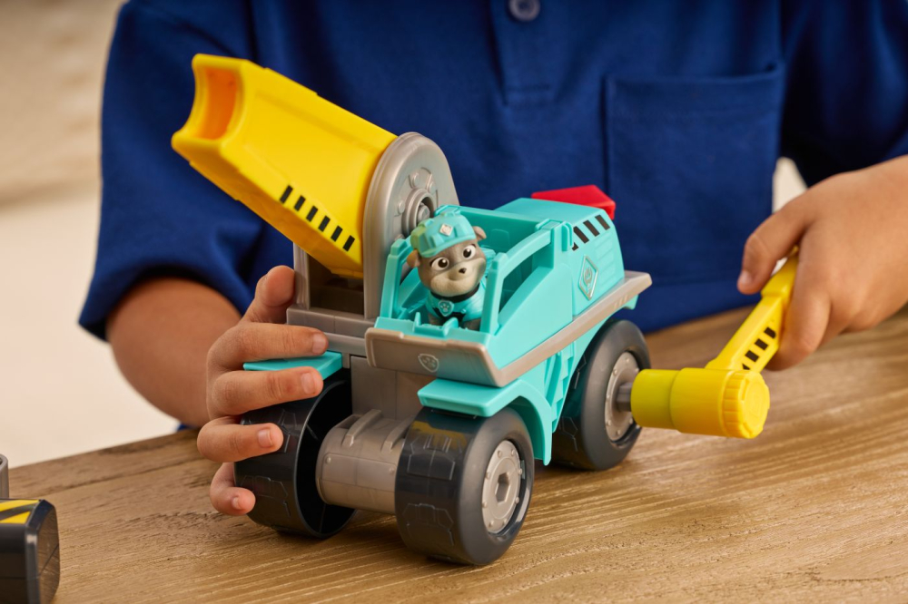 PATRULA CATELUSILOR RUBBLE SI ECHIPA VEHICUL MEGA HAMMER [7]