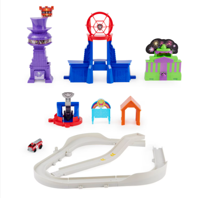 Set de joaca Paw Patrol True Metal Total City Rescue cu vehicul Marshall [3]