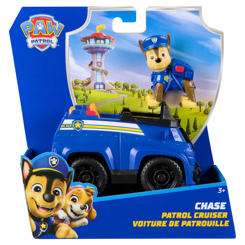 PATRULA CATELUSILOR SET VEHICUL DE BAZA PATROL CRUISER SI FIGURINA CHASE [1]