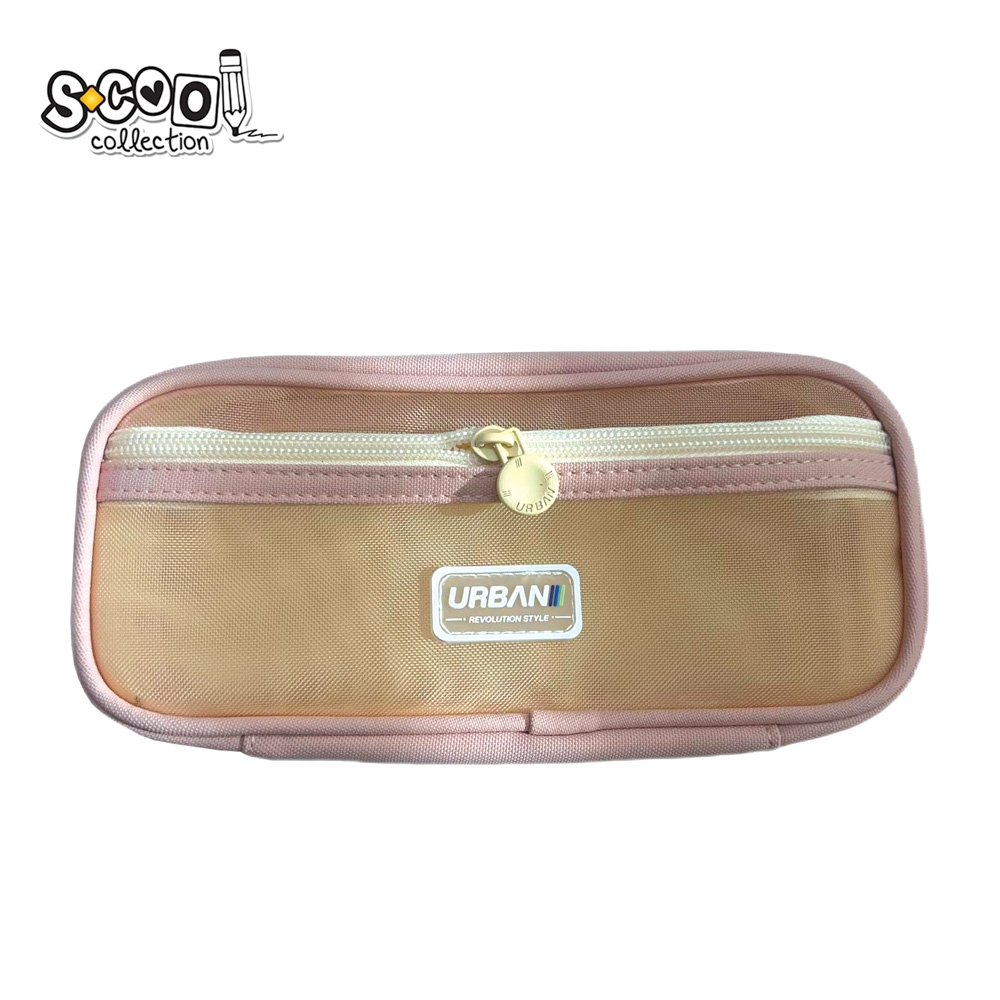 Penar borseta S-Cool Urban 2 compartimente Light Pink 22.5x5x11 cm [1]
