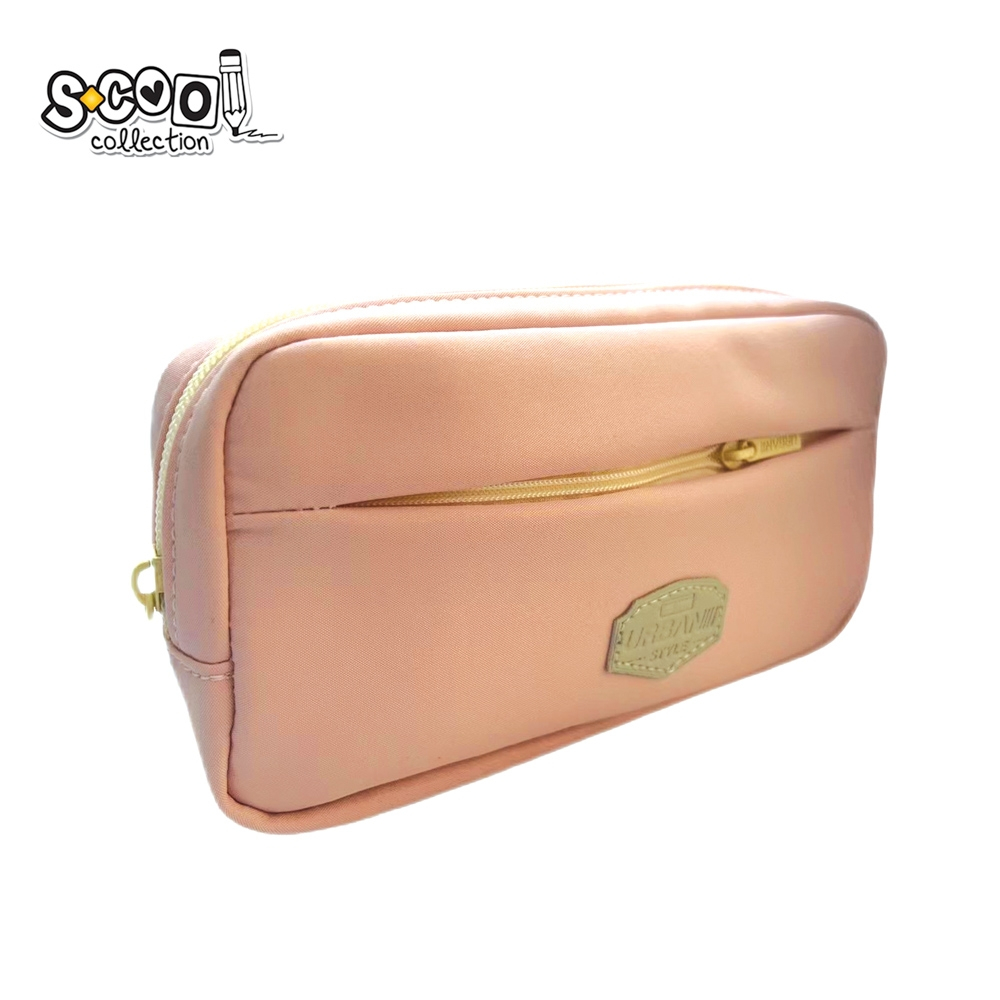 Penar borsetă S-Cool Urban 2 compartimente 21x4x10.5 cm roz [1]