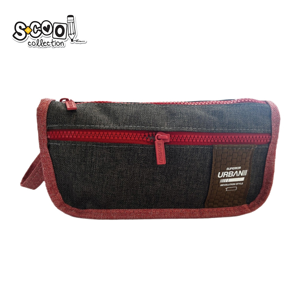 Penar borsetă S-Cool Urban 2 compartimente Red 22.5x7x12 cm [1]