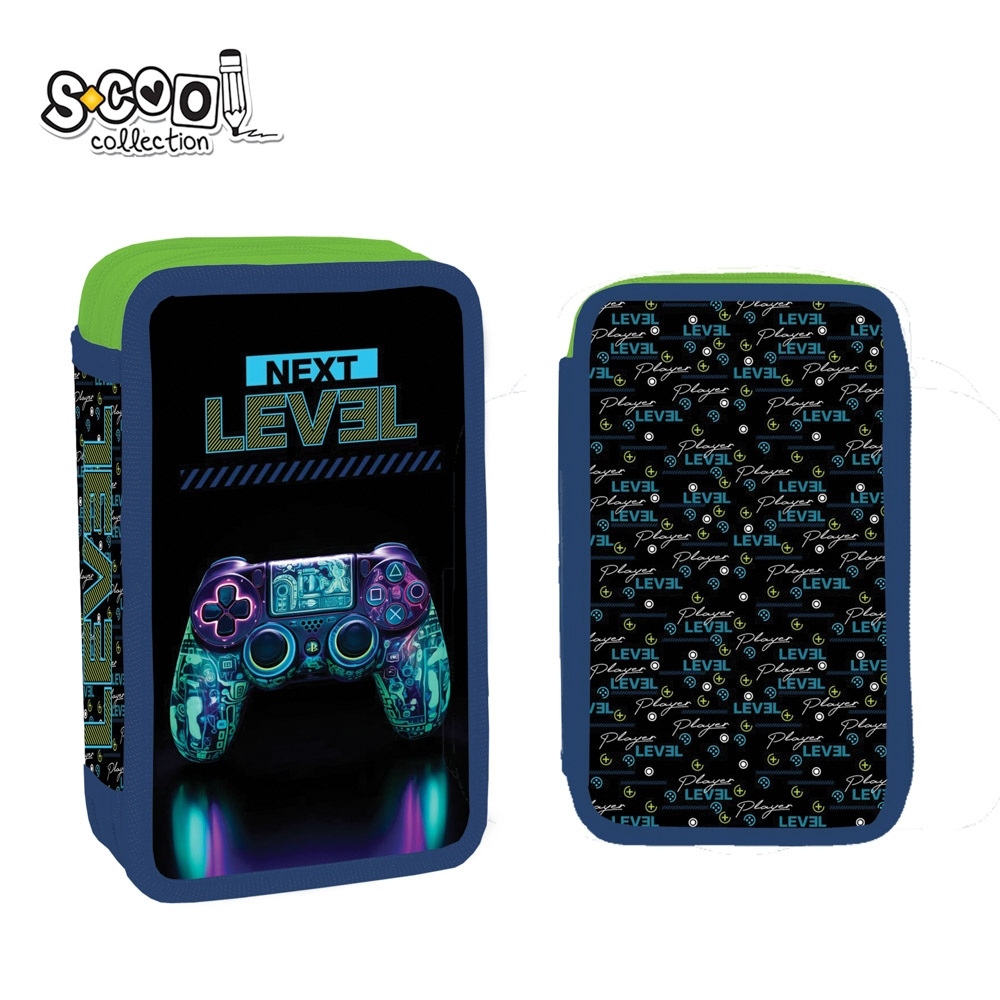 Penar echipat S-COOL Next Level 2 compartimente 29 piese 14x5x20 cm [1]