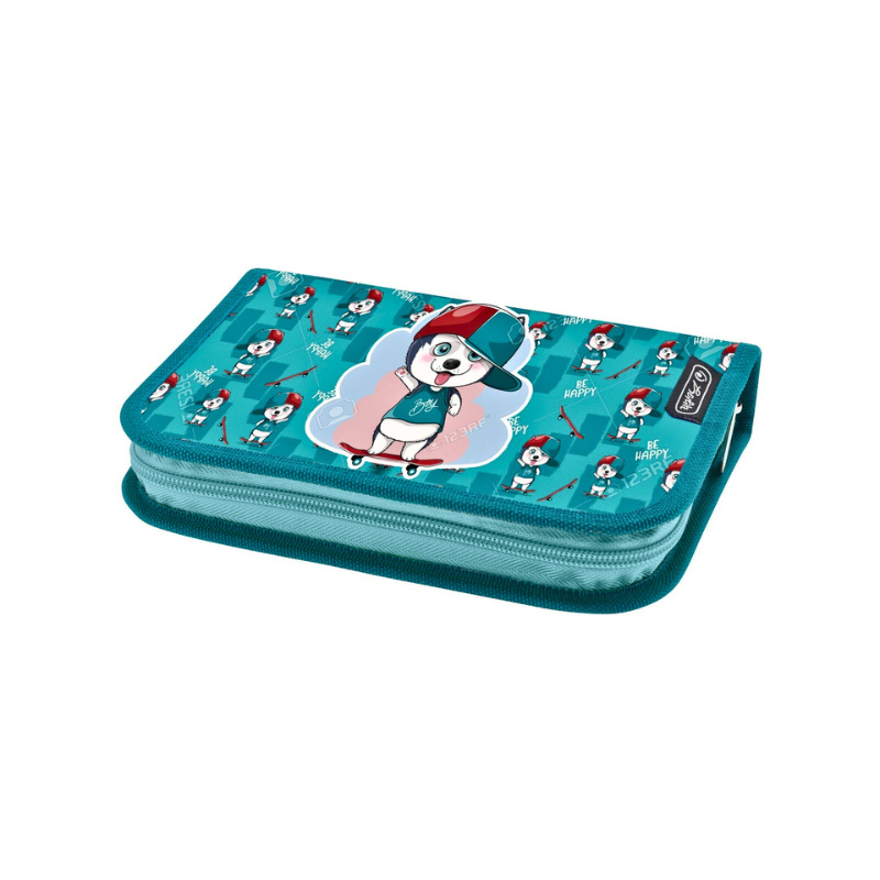Penar Herlitz echipat 26 piese 1 compartiment baieti Skate Dog [1]