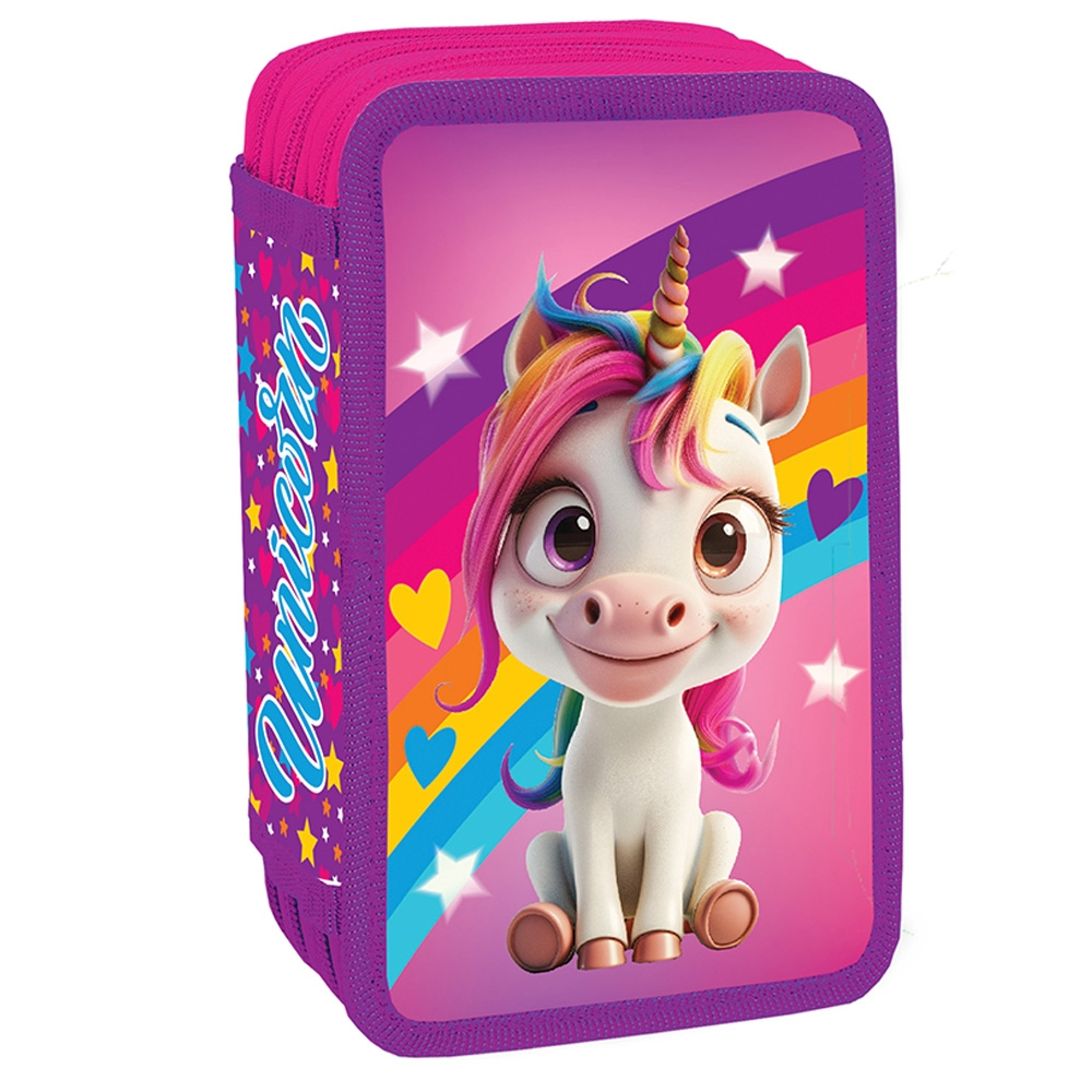 Penar echipat S-COOL Unicorn 3 compartimente 39 piese 14x6.5x20 cm [2]