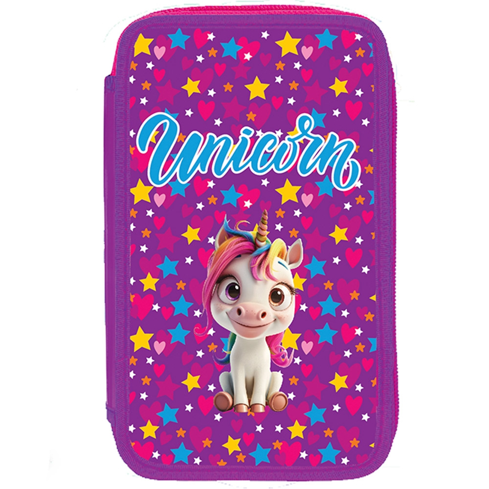 Penar echipat S-COOL Unicorn 3 compartimente 39 piese 14x6.5x20 cm [3]