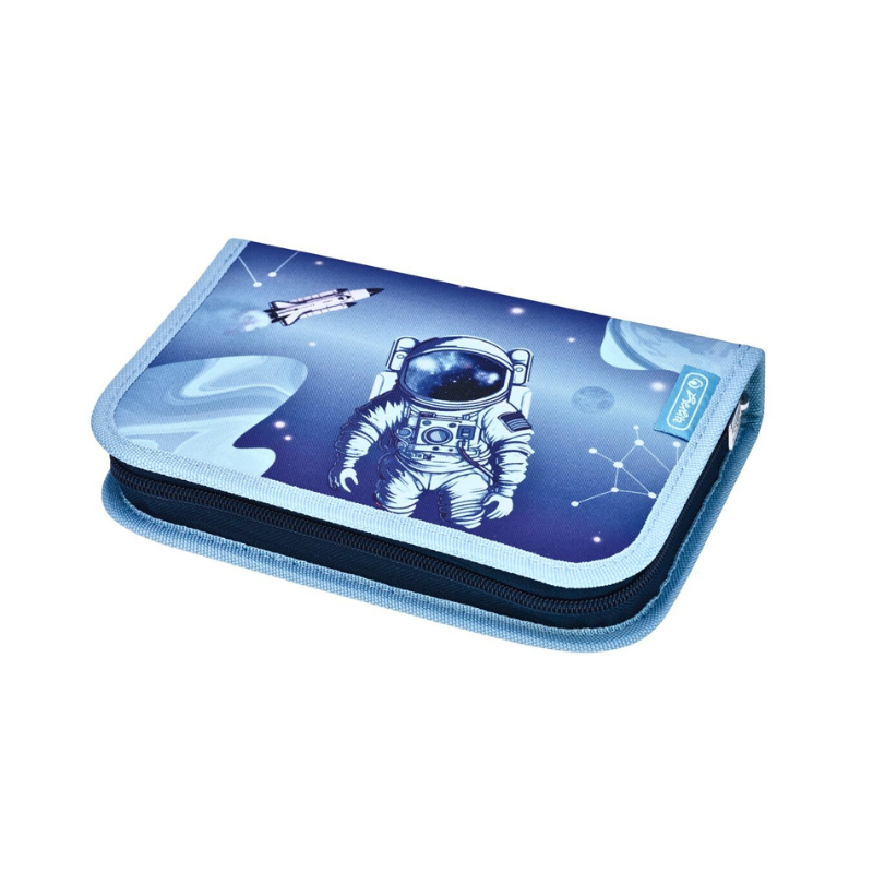 Penar echipat Herlitz albastru 31 piese 2 clape Cosmic Explorer [1]