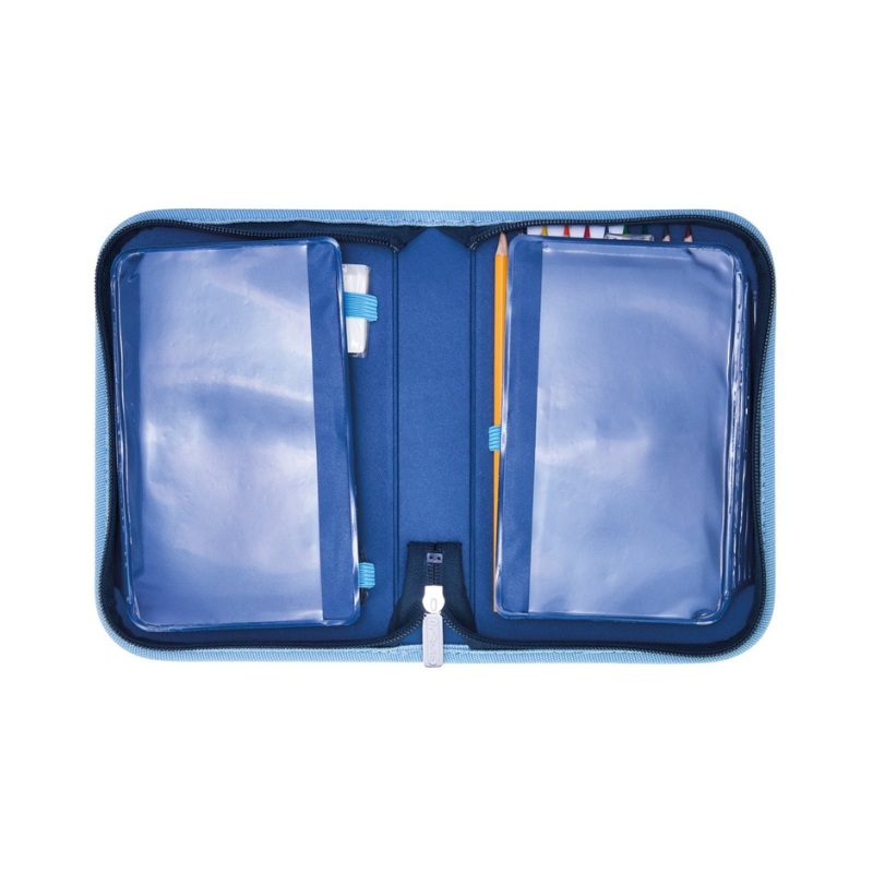 Penar echipat Herlitz albastru 31 piese 2 clape Cosmic Explorer [3]