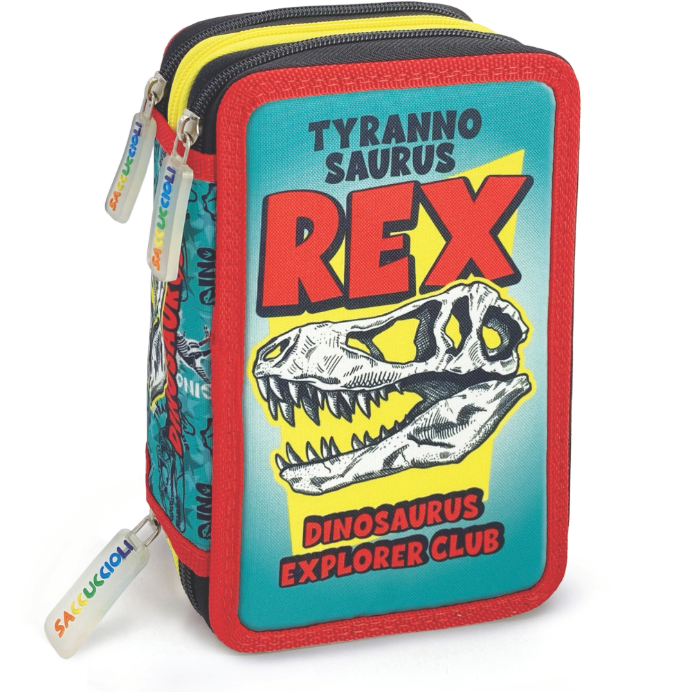 Penar echipat - colectia pentru baieti cu 3 fermoare 13 x 20 x 6.5 cm [6]