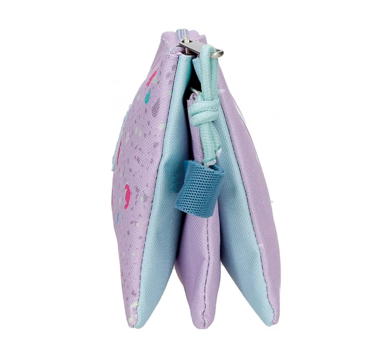 Penar Disney Lovely Stitch cu 3 compartimente lila 22x12x5 cm [2]