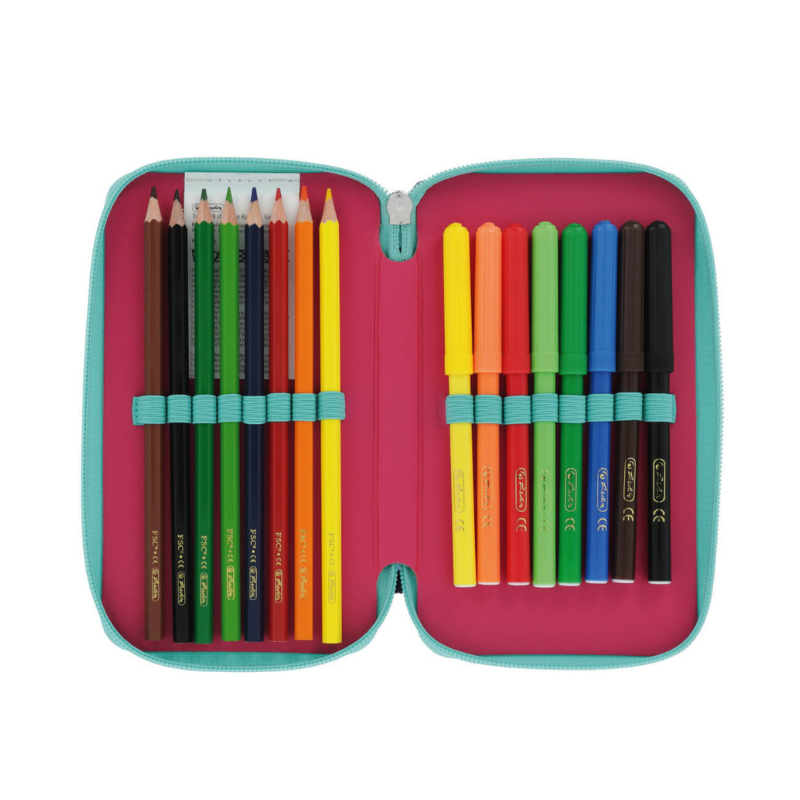 Penar Herlitz fete 2 compartimente echipat [4]