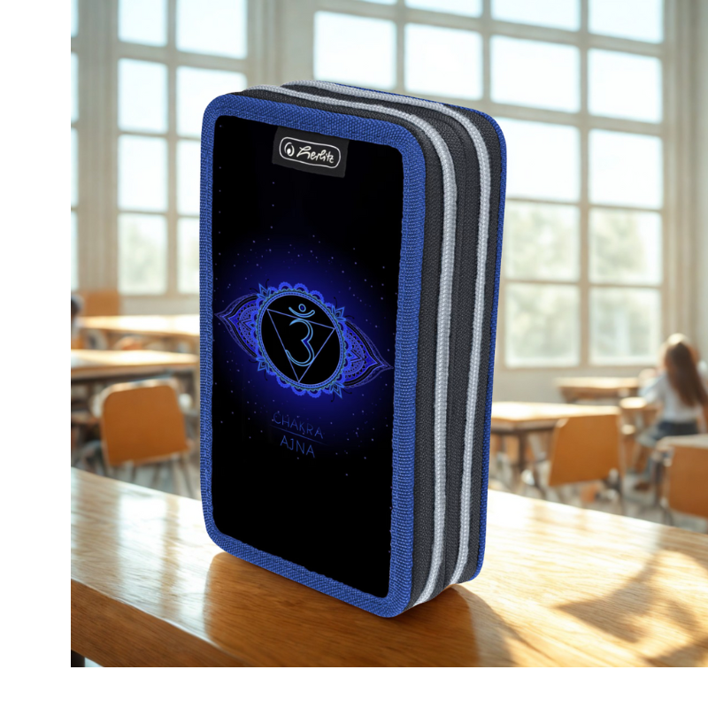 Penar Herlitz neechipat băieți 2 compartimente bluemarin [2]