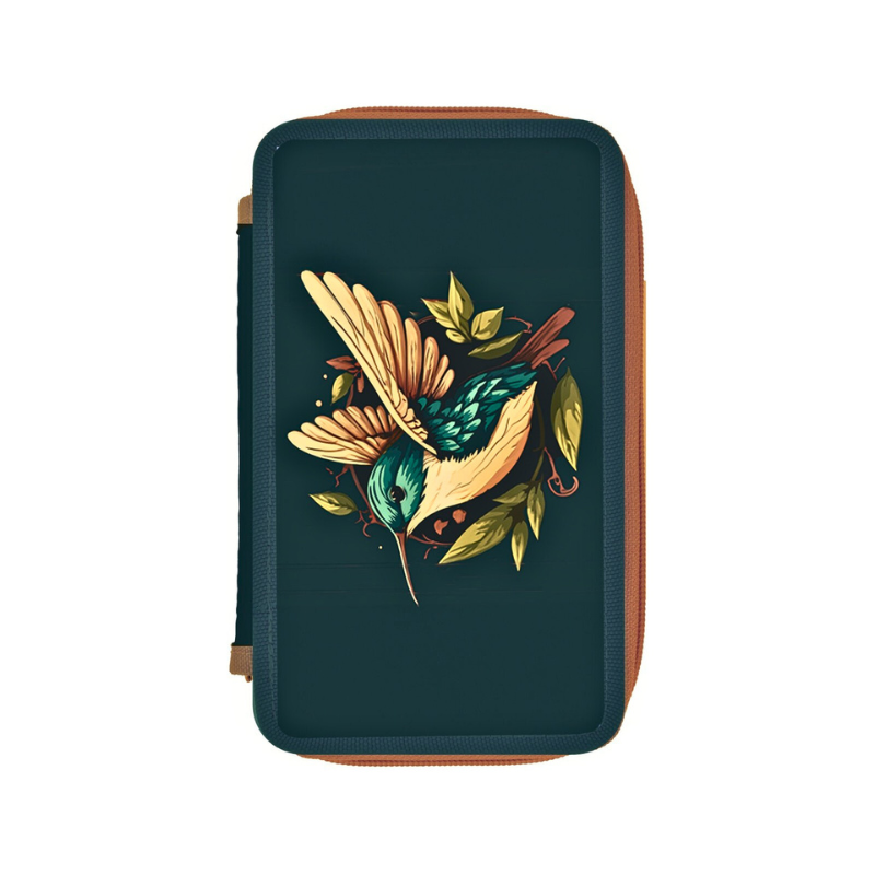 Penar neechipat 2 compartimente Colibri Herlitz verde [2]