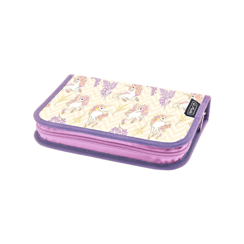 Penar neechipat Herlitz 1 clapa 1 compartiment fete roz Unicorn [1]