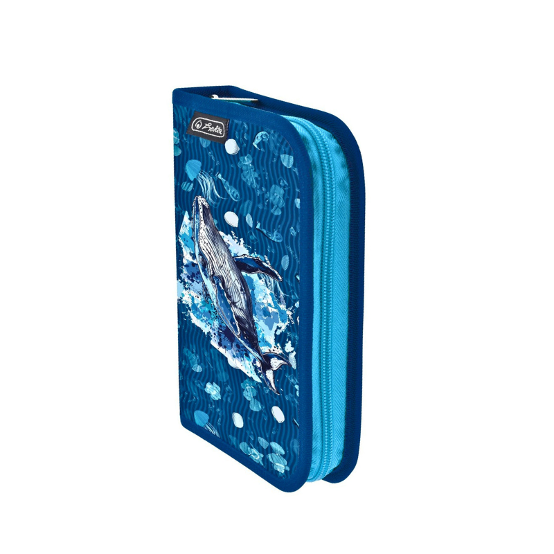 Penar neechipat baieti Herlitz 1 compartiment Blue Whale [2]