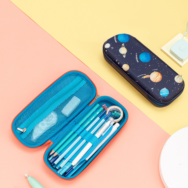 Penar oval cu compartiment rigid Spaceship Deli [2]