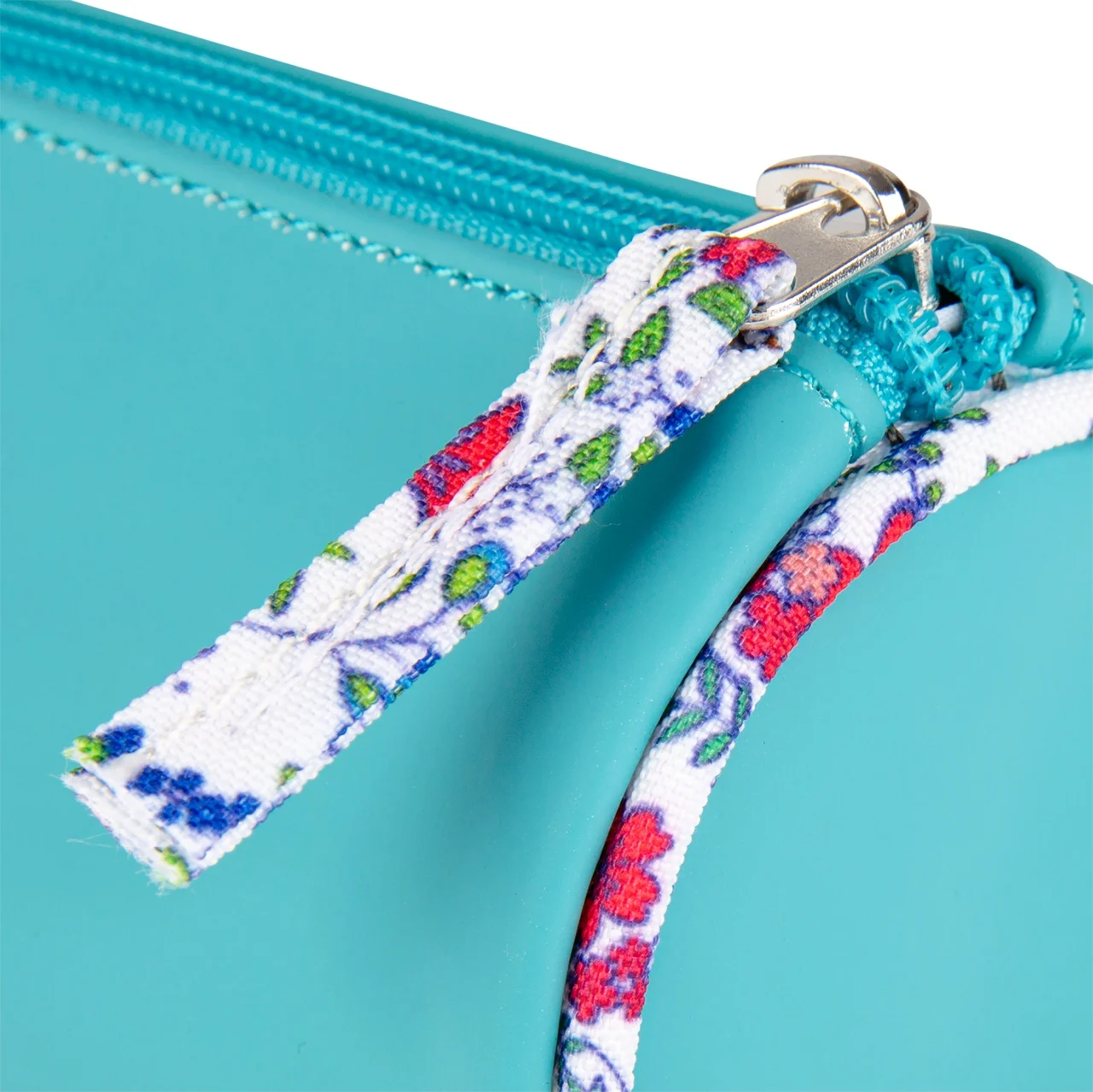 Penar tip etui rotund Oxford Floral Pastel turcoaz [3]