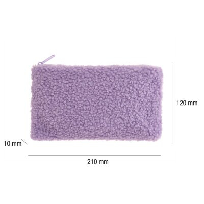 Geanta cosmetica 1 compartiment Fluffy Miquelrius mov 21 x 12 cm [2]