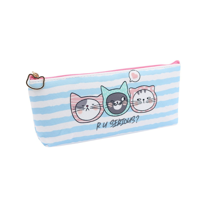 Penar tip etui M&G triunghiular So Many Cats diverse culori [3]