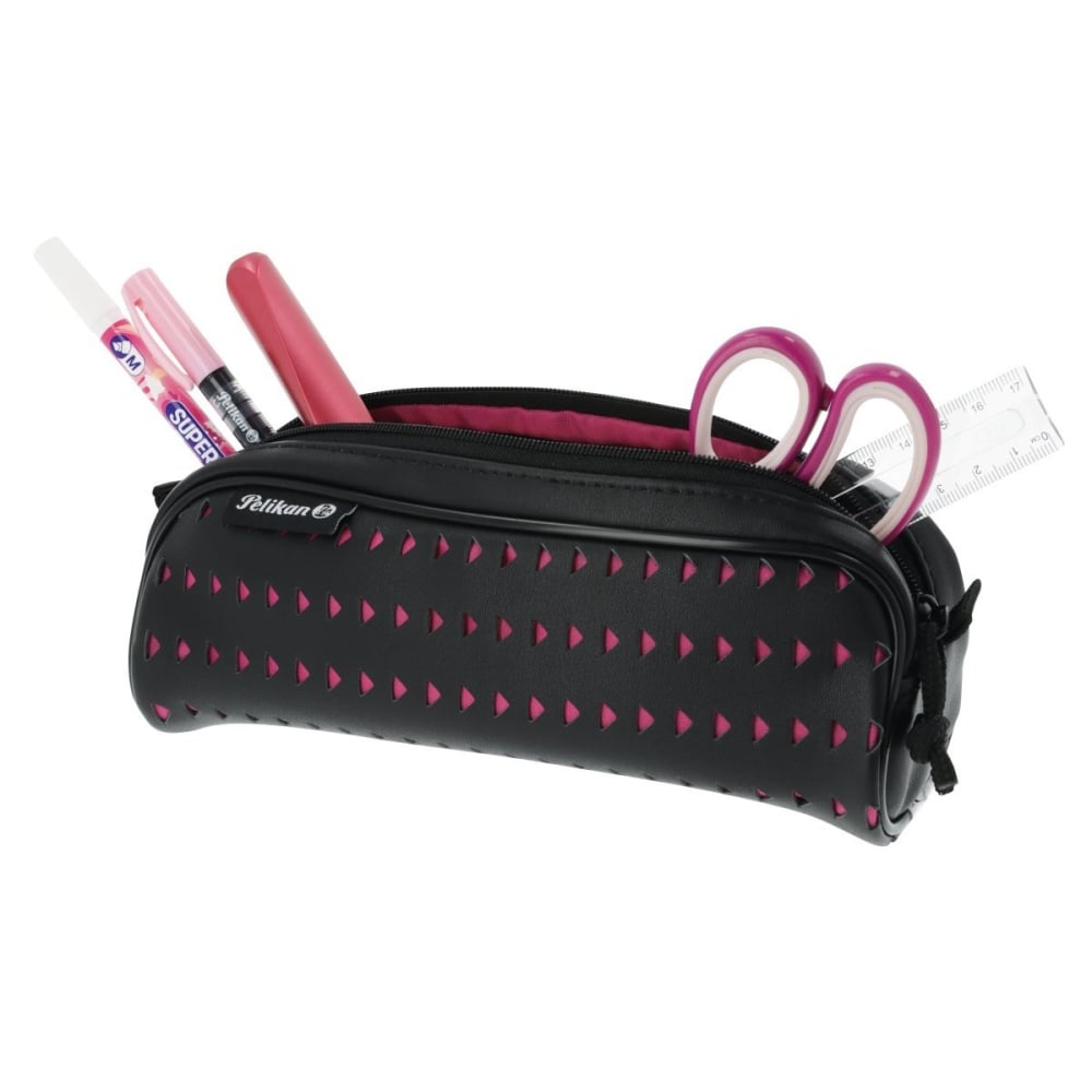 Penar tip etui Quattro Lasercut negru roz Pelikan [2]