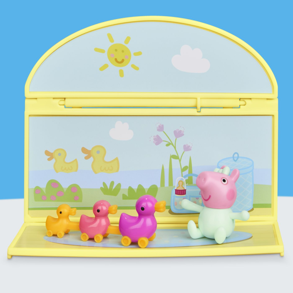 PEPPA PIG SET DE JOACA CAMERA LUI EVIE CU FIGURINE SI SI ACCESORII [10]