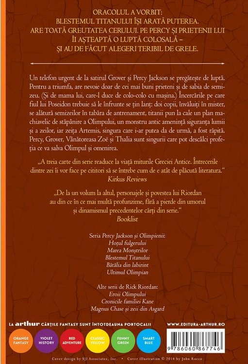 Percy Jackson si Olimpienii Vol. 3. Blestemul Titanului - Rick Riordan [2]
