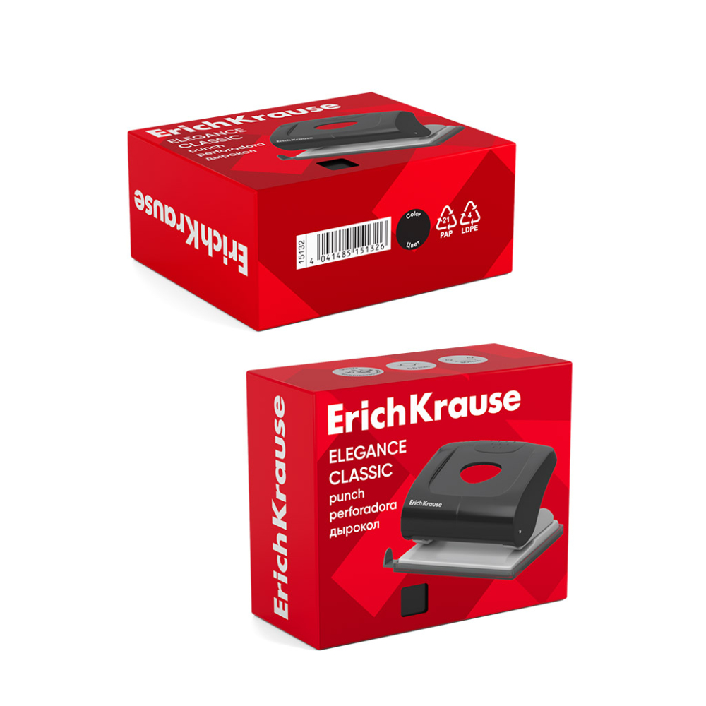Perforator ErichKrause Elegance Classic 20 coli negru [4]