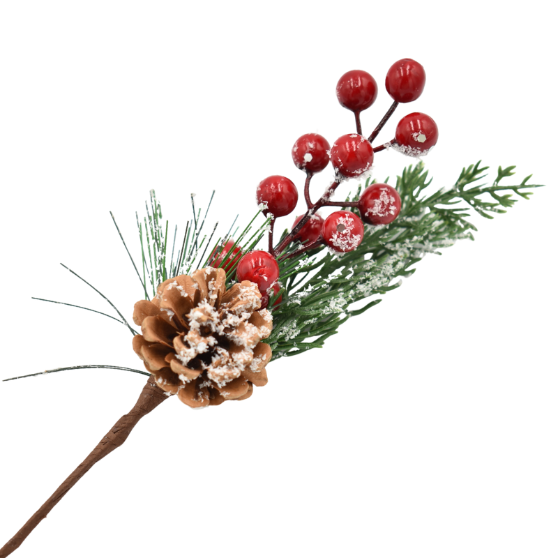 Pick brad cu con si bobite rosii 25 cm [1]