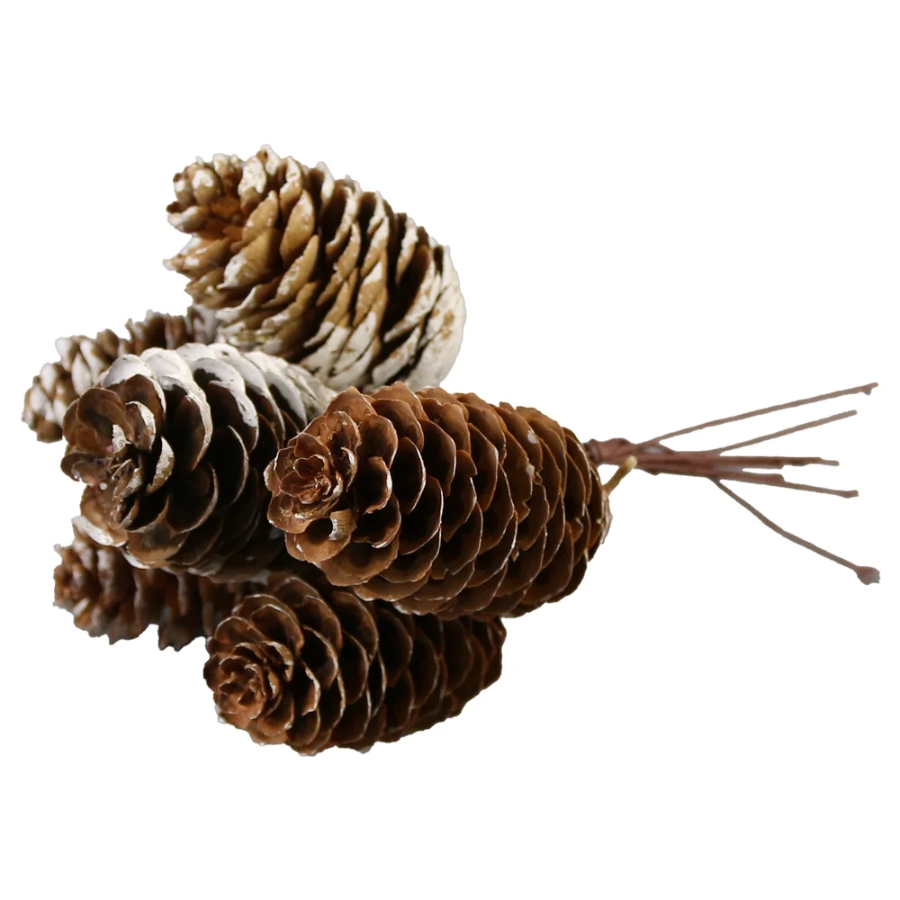 Pick decorativ cu conuri de brad 13 cm [1]