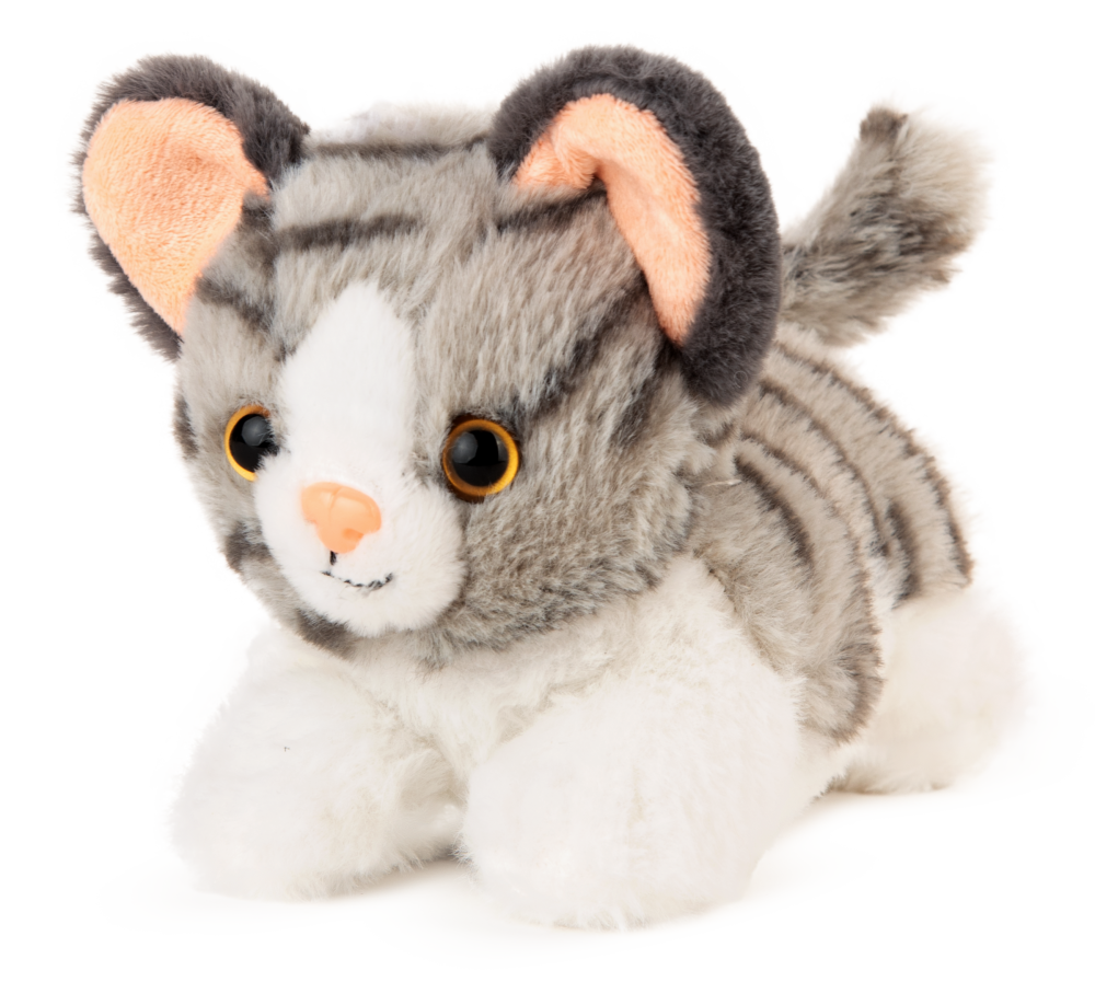 Jucarie de plus Pisica gri 20 cm [1]