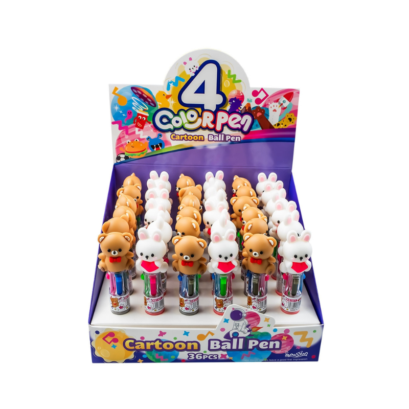 Pix 4 culori de scriere Animale varianta mini Color Pen [4]