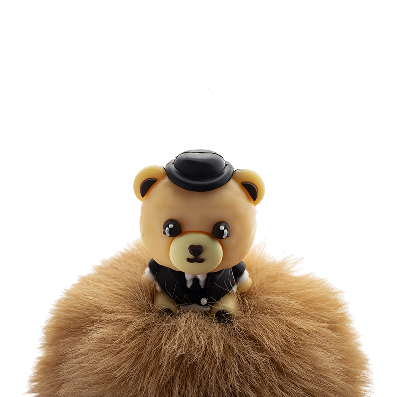 Pix cu cerneala termosensibila 0.7 mm albastru Pompom model ursulet Centrum [8]