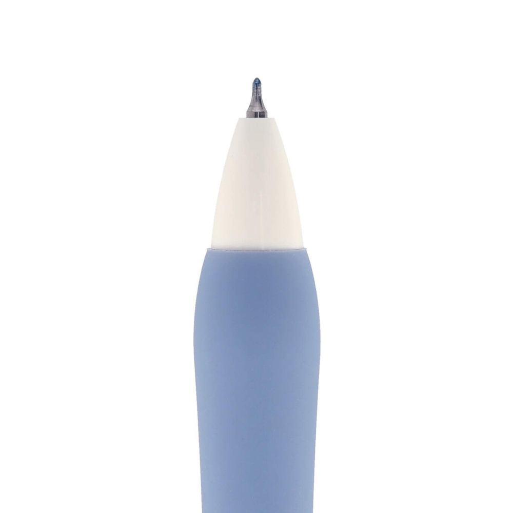 Pix cu gel Strigo Silent Click cerneala albastra 0.7 mm [3]