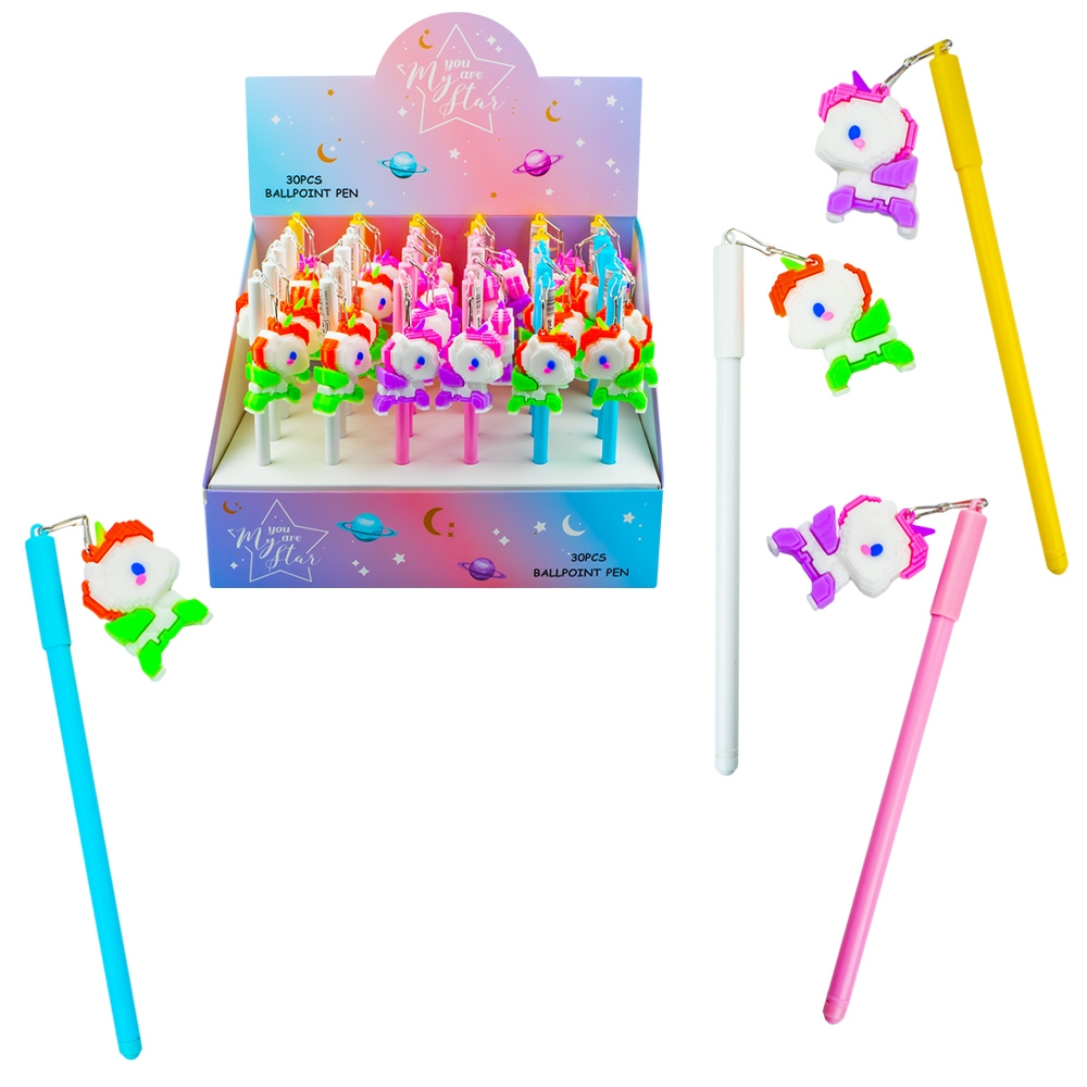 Pix cu gel 0.38 mm albastru Unicorn diverse culori [1]