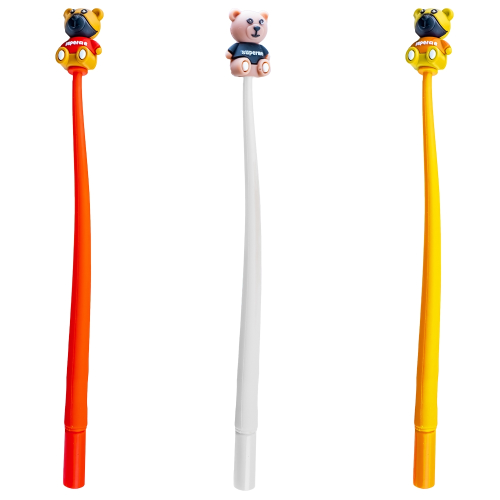 Pix cu gel albastru 0.5 mm urs panda diverse culori [2]