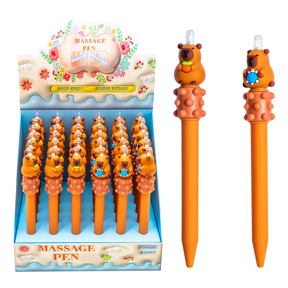 Pix cu gel albastru 0.5 mm model Capybara [1]