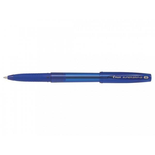 Pix cu grip Pilot Supergrip G albastru varf mediu [1]