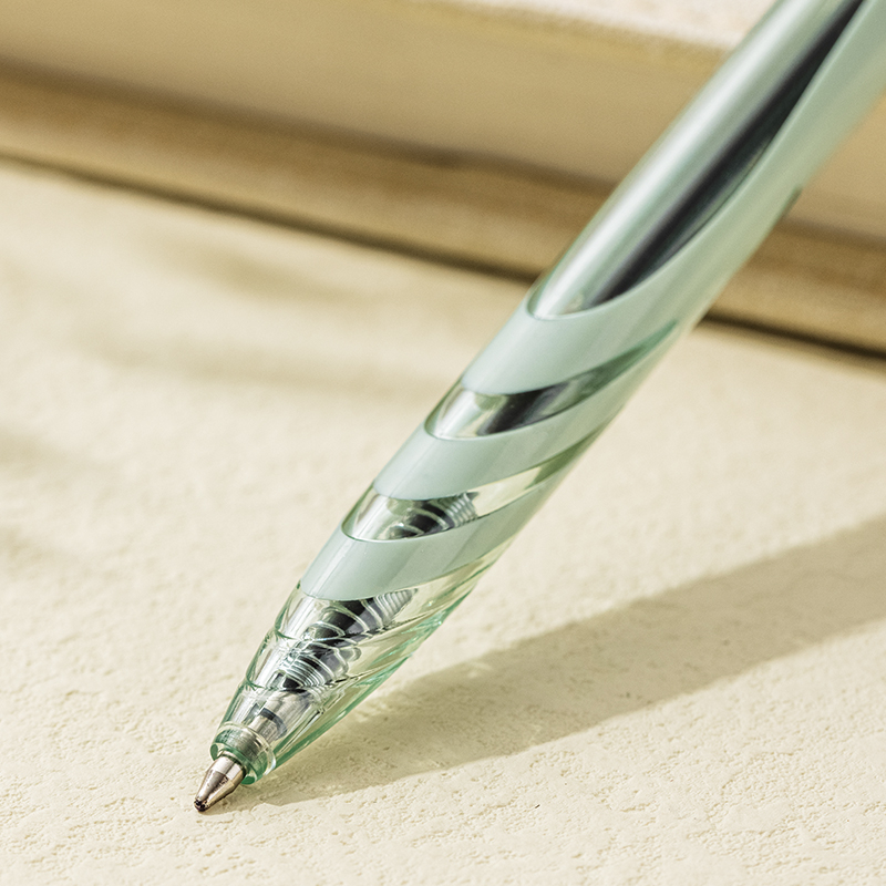 Pix cu mecanism 0.7 mm mina albastra culori pastel Deli [3]