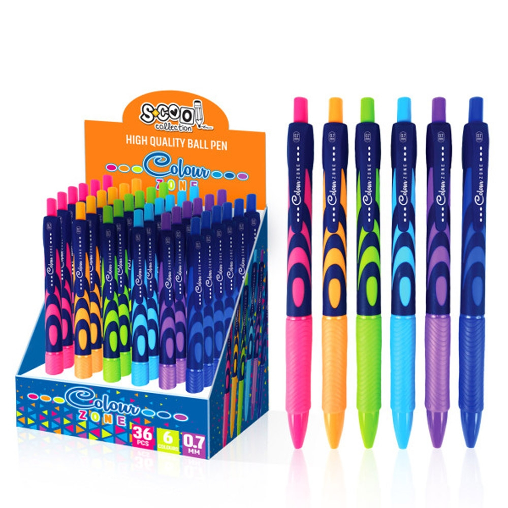 Pix cu mecanism Colour Zone 1 mm albastru S Cool Collection [1]