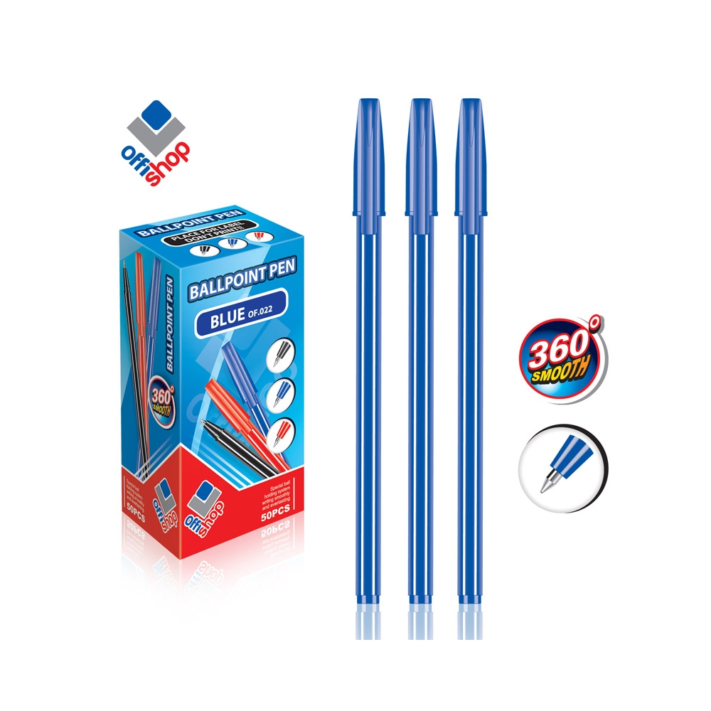 Pix unica folosinta 0.7 mm albastru Offishop [2]