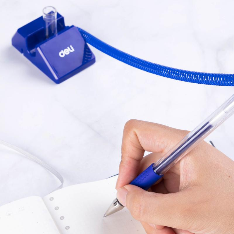 Pix cu suport adeziv si snur 0.5 mm albastru Deli [5]