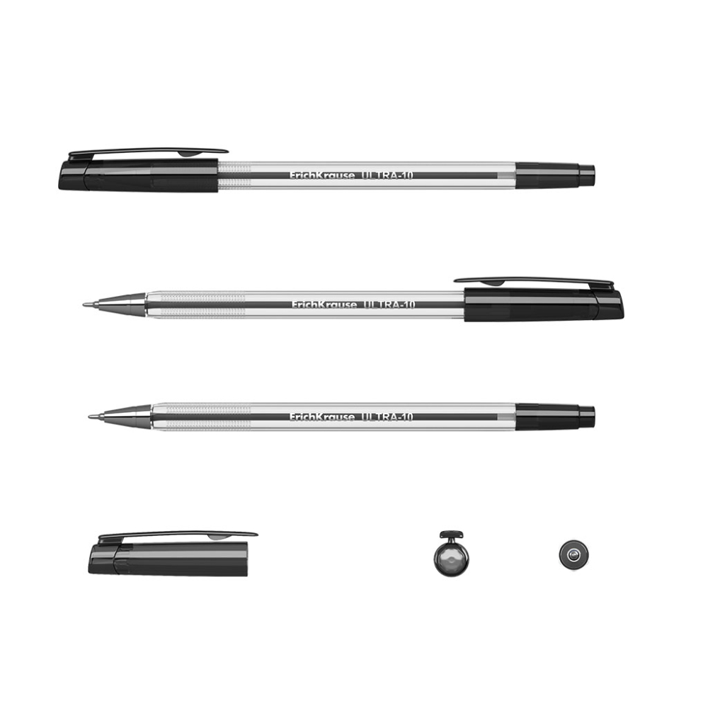 Pix cu bila ErichKrause ULTRA 10 Stick Classic 0.7 mm negru [3]
