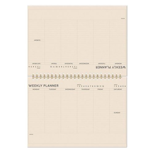 Planner saptamanal spiralat 55 file Vintage Lily [3]