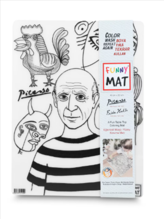 Plansa Funny Mat Pablo Picasso & Frida Kahlo [2]