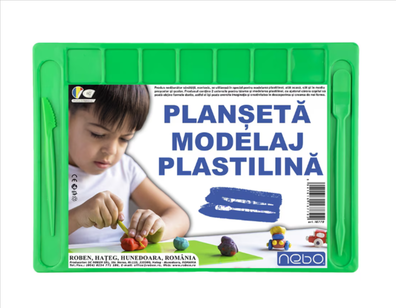 Planseta modelaj cu accesorii 28x20cm Nebo culori diferite [4]